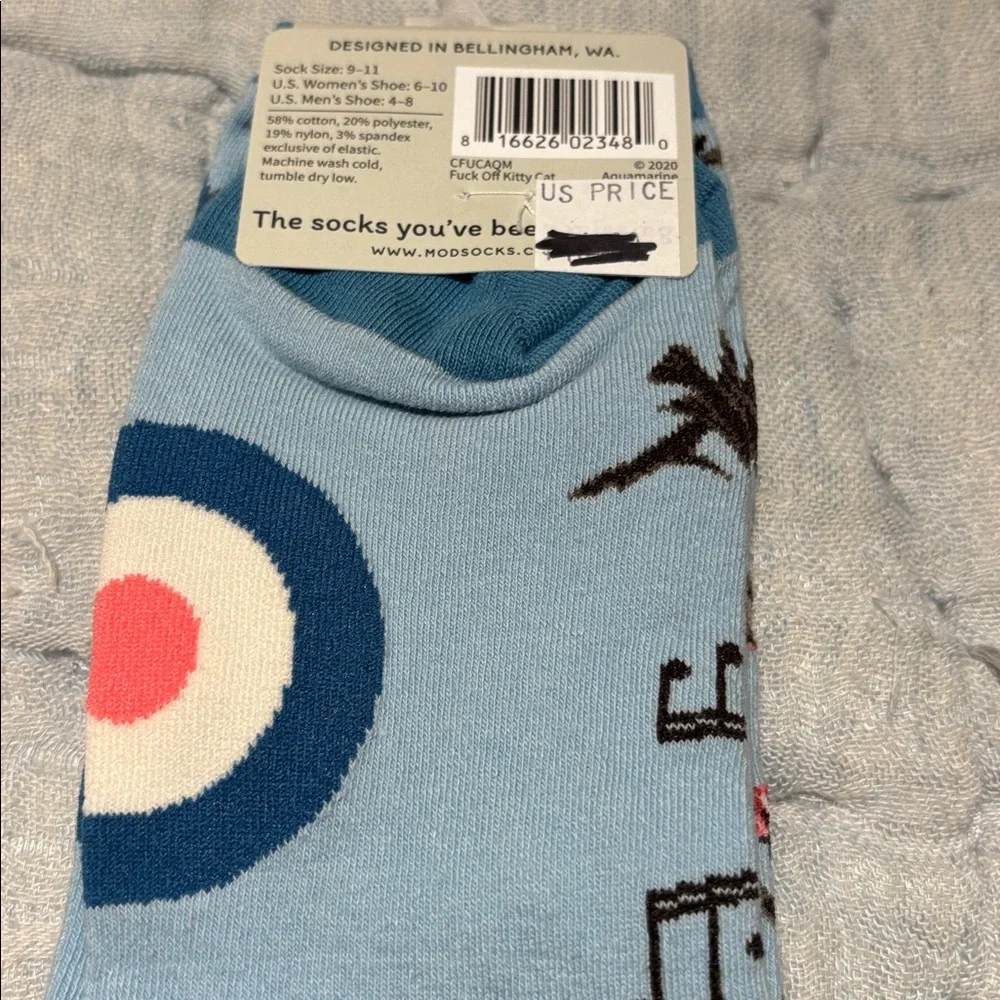 NWT naughty kitten socks.